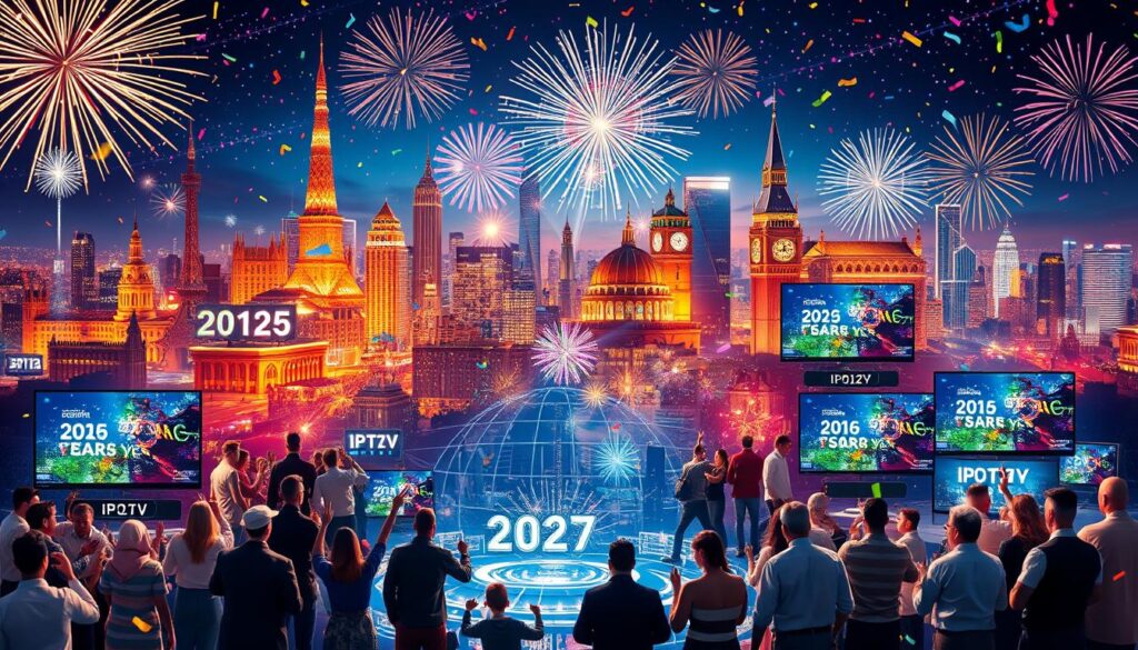 IPTV for global new year events